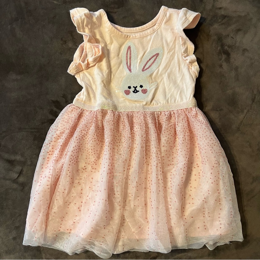 Cat & Jack Bunny Dress - Pink - 3T